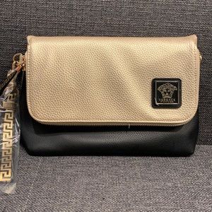 Versace Black and Gold Clutch for Woman